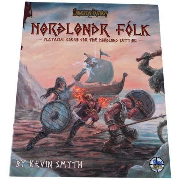 Dungeon Fantasy Other - Nordlondr Folk Tabletop RPG Supplement Kevin Smyth Dungeon Fantasy GURPS Gaming